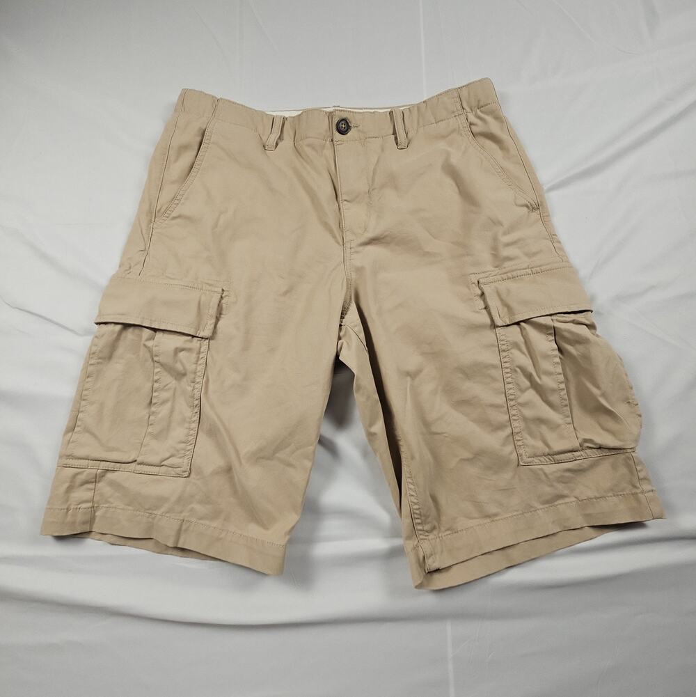 Mens 32 Cargo Shorts Khaki Stretch Cotton Utility Outdoor by Timberland